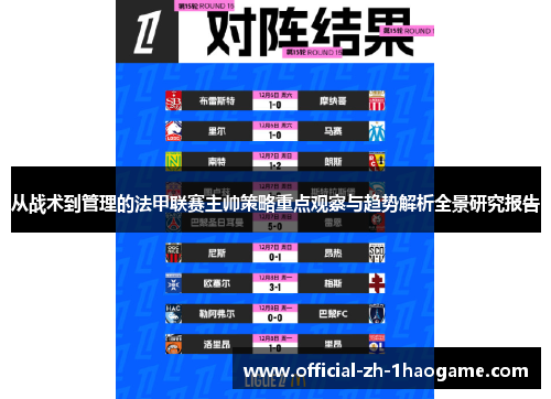 从战术到管理的法甲联赛主帅策略重点观察与趋势解析全景研究报告 从战术到管理的法甲联赛主帅策略重点观察与趋势解析全景研究报告